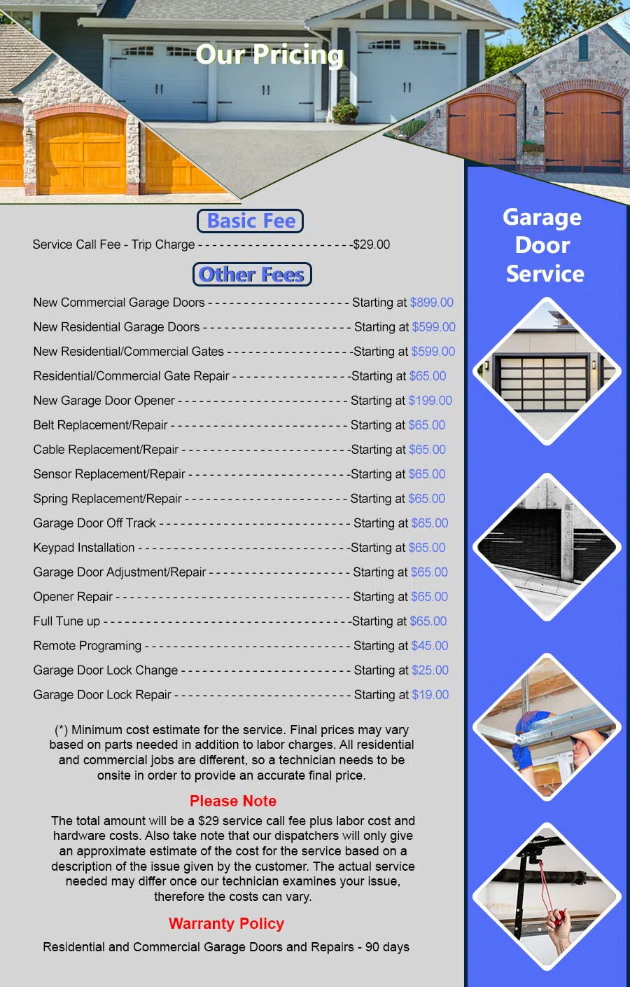 Metro Garage Door Repair Service Englewood, NJ 201-380-3640